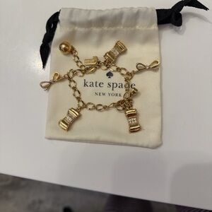 Kate Spade Gold Bow Charm Bracelet